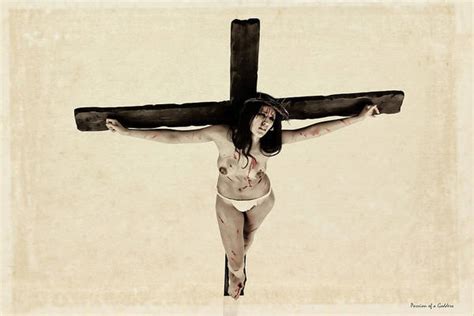 Exotic Female Crucifixion
