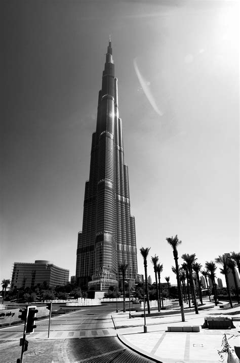 Dubai Black And White Burj Khalifa Black And White City Black And