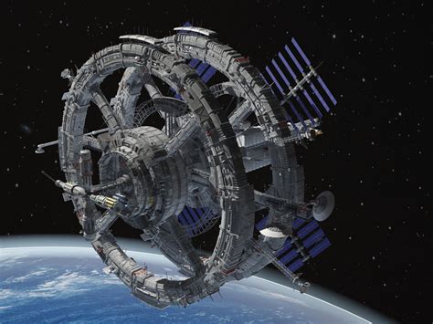 3d Model Generic Sci Fi Space Station