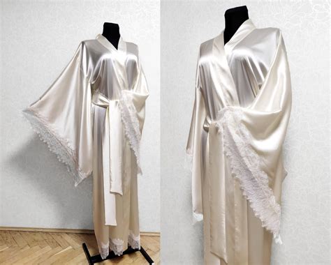 Silk Bridal Robe Silk Kimono Robe 24colors Mulberry Silk Etsy