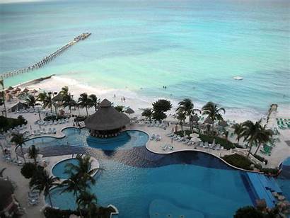 Mexico Cancun Beach Wallpapers Beaches Resort Places
