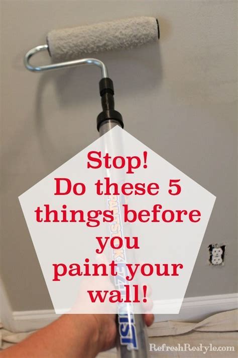 How To Prep Walls Before Painting Artofit
