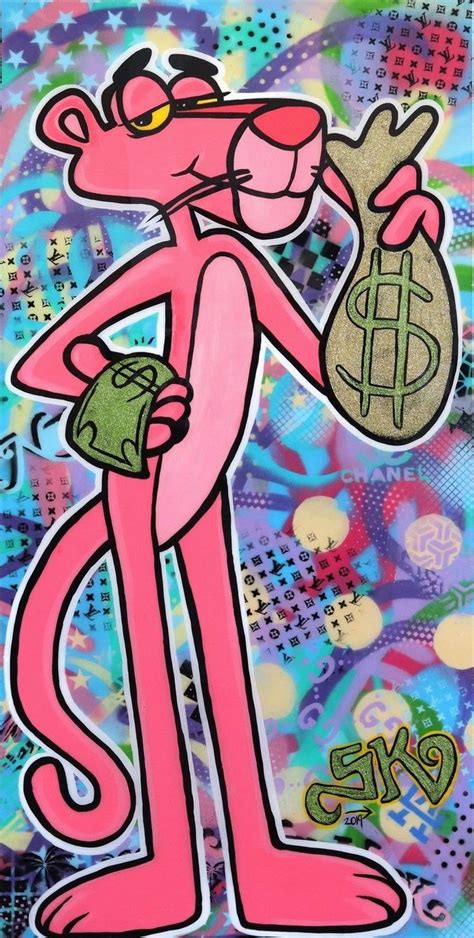 Pink Panther Pop Art Canvas Mini Canvas Art Pop Art Design