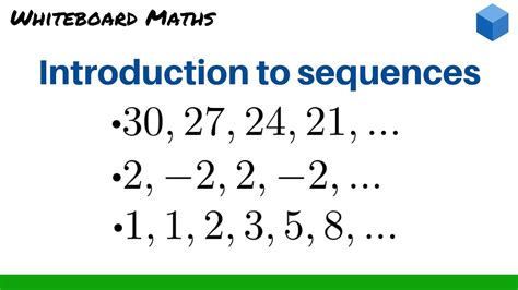 Introduction To Sequences Youtube