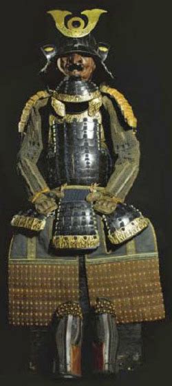 Armor Japanese Suit Tosei Gusoku Suji Bachi Kabuto