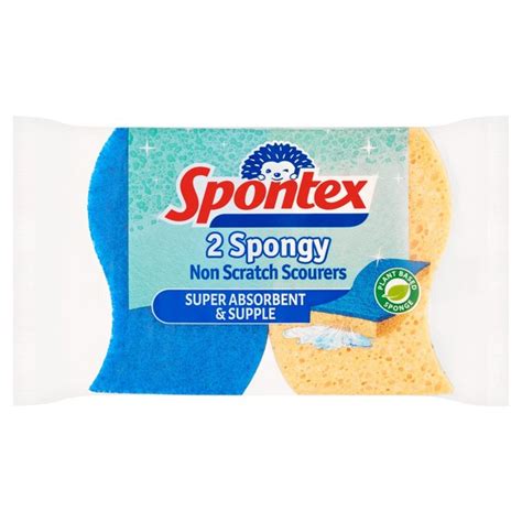 Spontex Non Scratch Super Absorbent Sponge Scourer Ocado