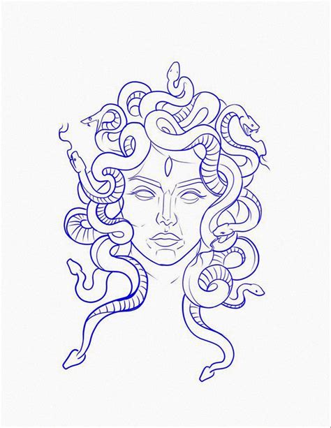 Aggregate Medusa Tattoo Outline Esthdonghoadian