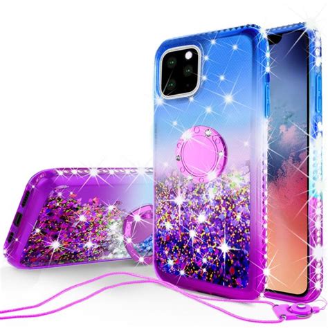 Case For Iphone 11 Liquid Glitter Bling Sparkle Quicksand