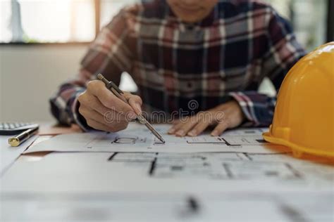 Professional Architect Designer Structural Engineer Working With
