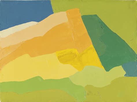 Etel Adnan B 1925 Untitled Signed On The Reverse Oil On Canvas 303 By