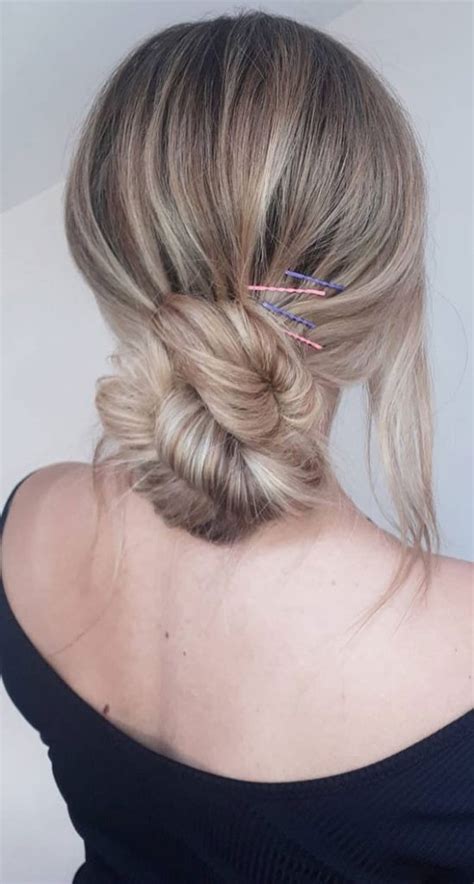 54 Cute Updo Hairstyles That Are Trendy For 2021 Easy Low Buns