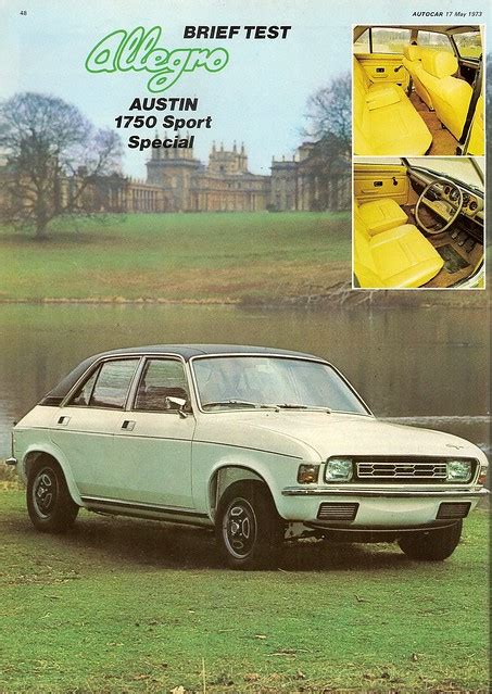 Flickriver Photoset Austin Allegro 1750 Ss Brief Road Test 1973 By