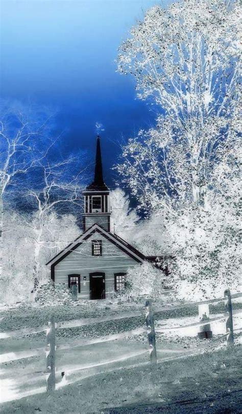 Winter Old Country Churches Country Church Church Steeple