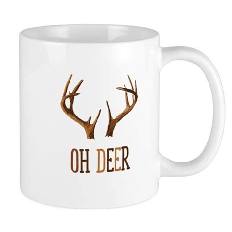 Oh Deer 11 Oz Ceramic Large Mug Etsy