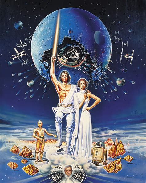 A Star Wars Poster Treatment Circa 1977 That I Believe Originated From