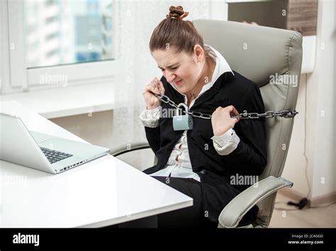Woman Tied Chained Hi Res Stock Photography And Images Alamy