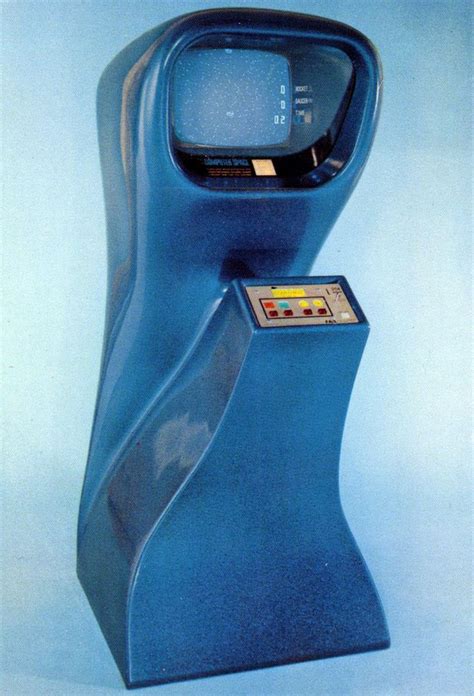 Computer Space Coin Operated Video Arcade Game 1971 Retro Futurism