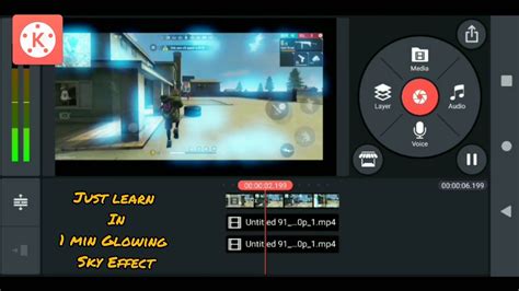 How To Add Sky Glow Effect In Free Fire Montage Free Fire Glow Effect