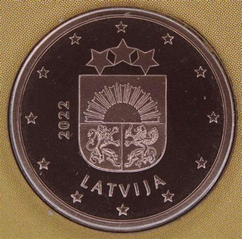 Latvia Euro Coins Unc 2022 Value Mintage And Images At Euro Coinstv