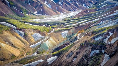 Landmannalaugar高地冰岛高清图片壁纸自然风景 桌酷