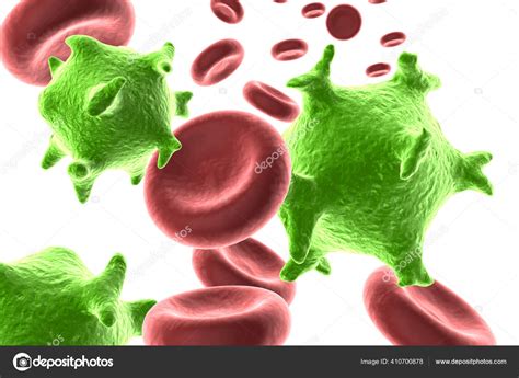 Virus Infected Blood Cells Illustration Stock Photo By ©crytallight