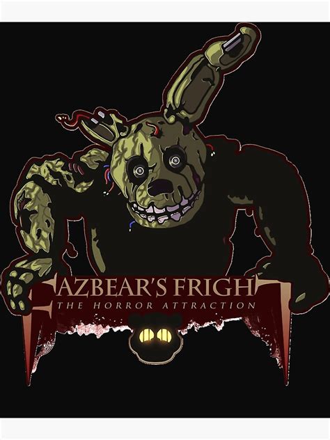 Fazbear S Fright The Horror Attraction Poster For Sale By Doughackett