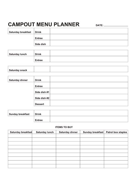 For each food, place a check mark under the category where that food item belongs and indicate if that food is an everyday food. 12 Best Images of Meal Plan Worksheet PDF - Meal-Planning ...
