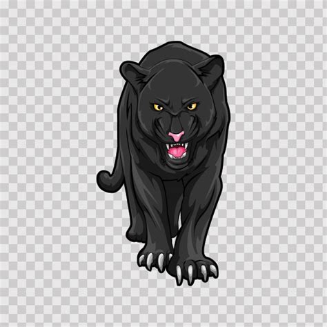 Printed Vinyl Black Panther Approaching Stickers Factory