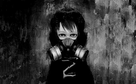 11 Anime Girl With Gas Mask Wallpaper Anime Top Wallpaper