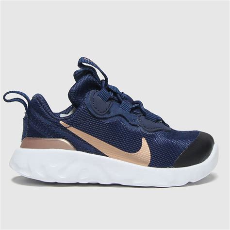 How to get nike gift card? Girls Navy & Gold Nike Renew Element 55 Trainers | schuh