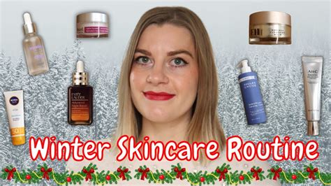 Vlogmas Day 22 My Winter Morning And Evening Skincare Routine Youtube