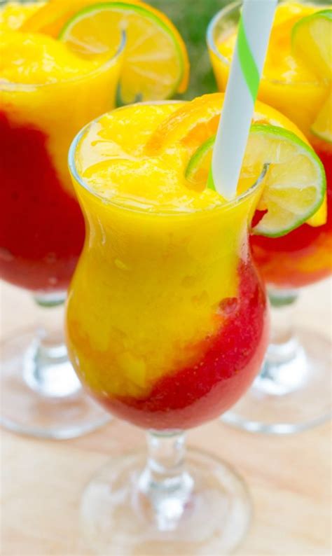 Amazing Frozen Strawberry Mango Daiquiri Recipe