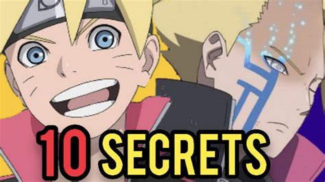 10 Secrets Sur Boruto Uzumaki 🍥 Youtube