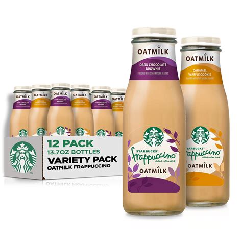 Starbucks Frappuccino Oat Milk Coffee 2 Flavor Variety Pack 137 Oz 12 Pack