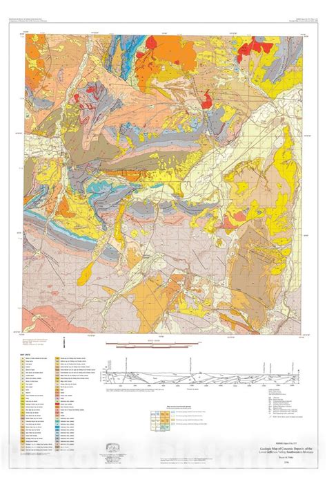 Map Geologic Map Of The Cenozoic Deposits Of The Lower Jefferson