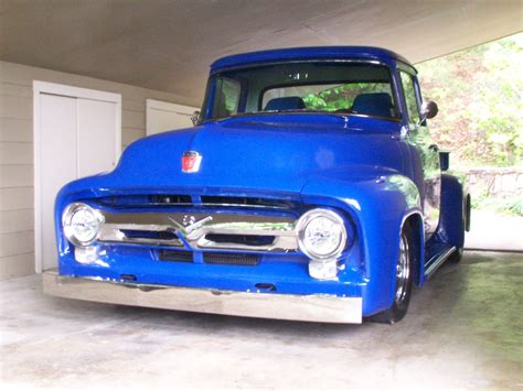 56 Ford F 100 Garaged Ford 56 1956 Ford Truck Old Ford Trucks Hot
