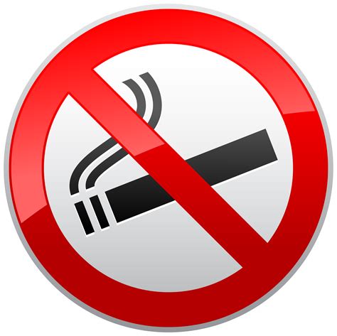 No Smoking Prohibition Sign Png Clipart Image Best Web Clipart