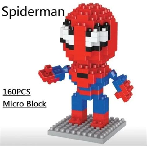 Marvel Avengers Ironman Spiderman Hulk Captain America Lego Brick Toy