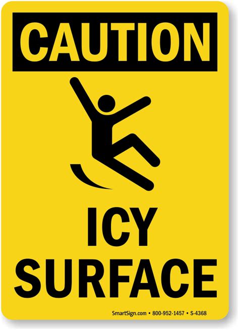 Icy Surface Sign