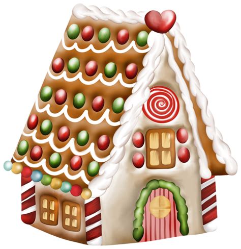 Transparent Gingerbread House PNG Clipart | Christmas gingerbread png image