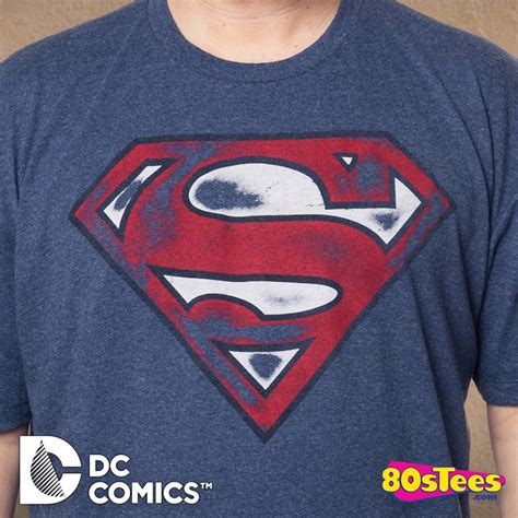 Graphitti Superman Logo T Shirt Dc Comics Superman Mens T Shirt