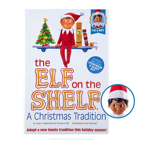 Elf On The Shelf Scout Elf And Christmas Tradition Box Set Santas