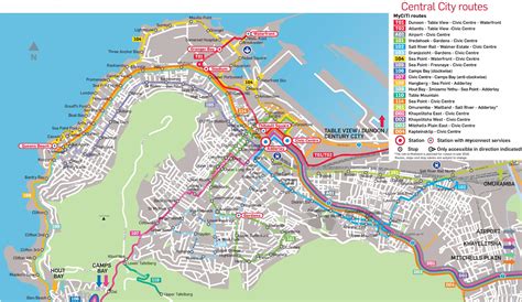 Map showing the most popular tourist attractions, destinations and sites of interest in cape town, south africa. Cape Town Hop On Hop Off | Bus Route Map | Combo Deals ...