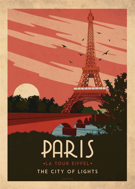 Paris Art Deco Vintage Posters Poster Print Metal Posters Displate