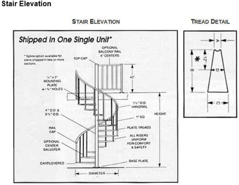 The goings must be between 220 and 300mm the risers must be between 150 and 220mm the total of a going plus 2 risers should be between 550 and 700mm Spiral Staircase Dimensions - Spiral Stair Designs | Stairways Inc