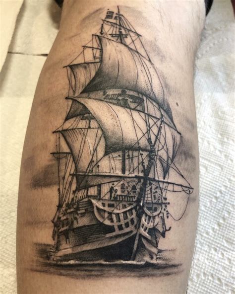 12 Traditional Pirate Ship Tattoo Ideas To Inspire You