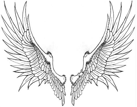 Pin By Triscia G On Art Wings Drawing Wings Tattoo Angel Wings Tattoo