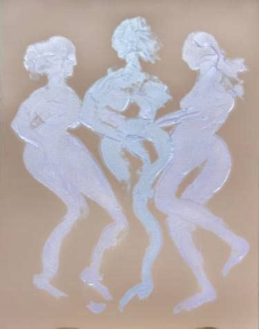 The Three Graces Make Merry Painting Three Graces Art Painting