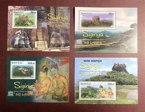 Sigiriya Unesco World Heritage Sites Of Sri Lanka Ms Set Picclick
