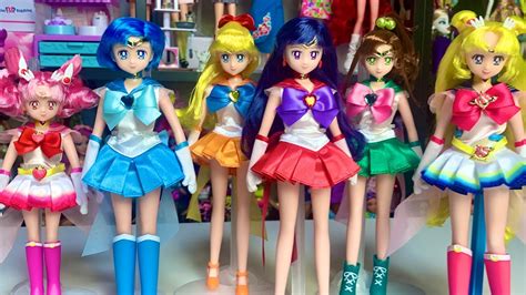 New Sailor Moon Dolls Inner Senshi Bandai Styledoll Sailor Mercury Venus Mars Andjupiter